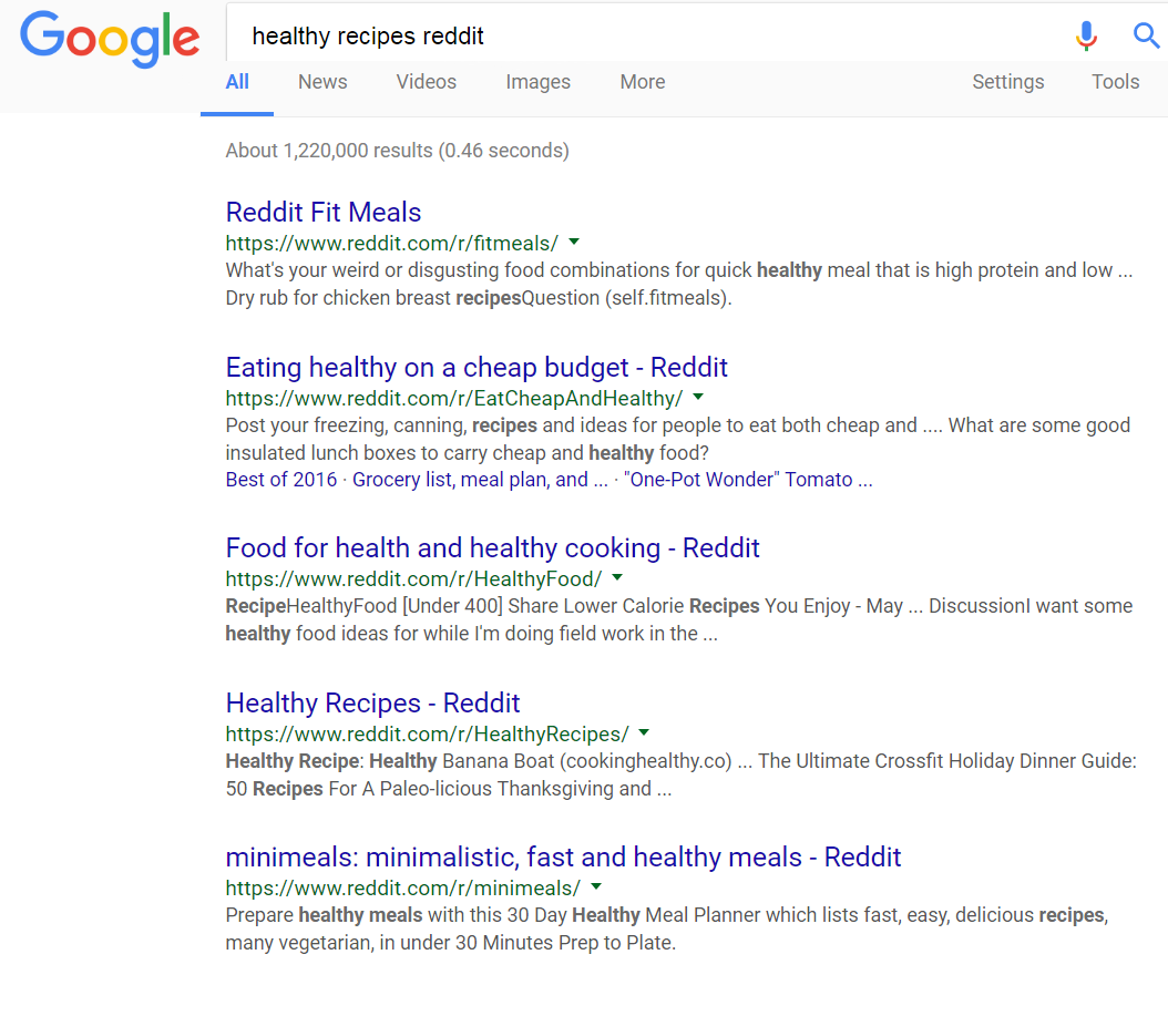 Healthy recipes - Reddit