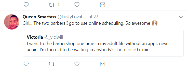Praise for online scheduling on Twitter
