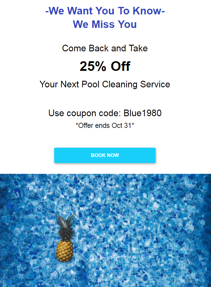 Use coupons to reactivate dormant clients