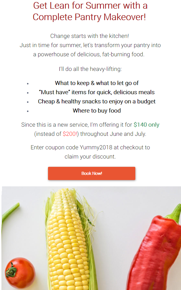 Create instant online coupons and email marketing campaigns with vcita