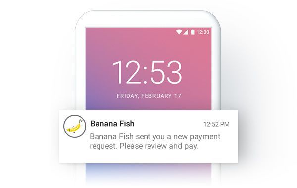 Send payment reminders with push notifications