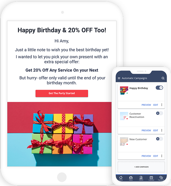 Automated Happy Birthday email campaign 