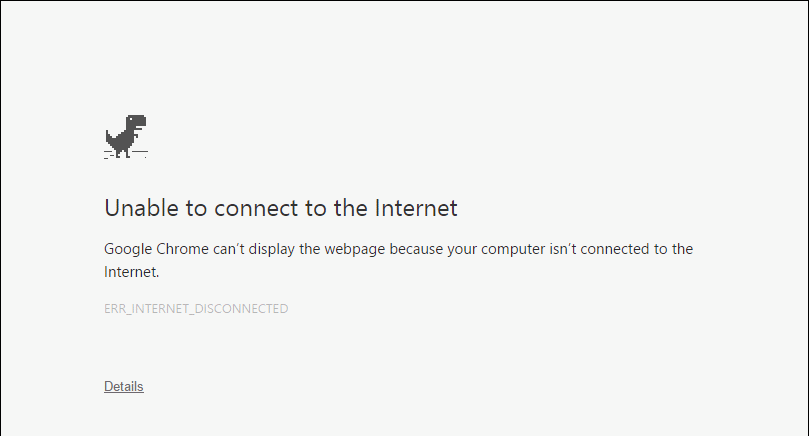 Unable to connect chrome