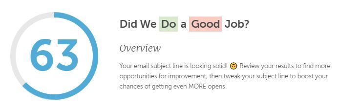 subject line analysis